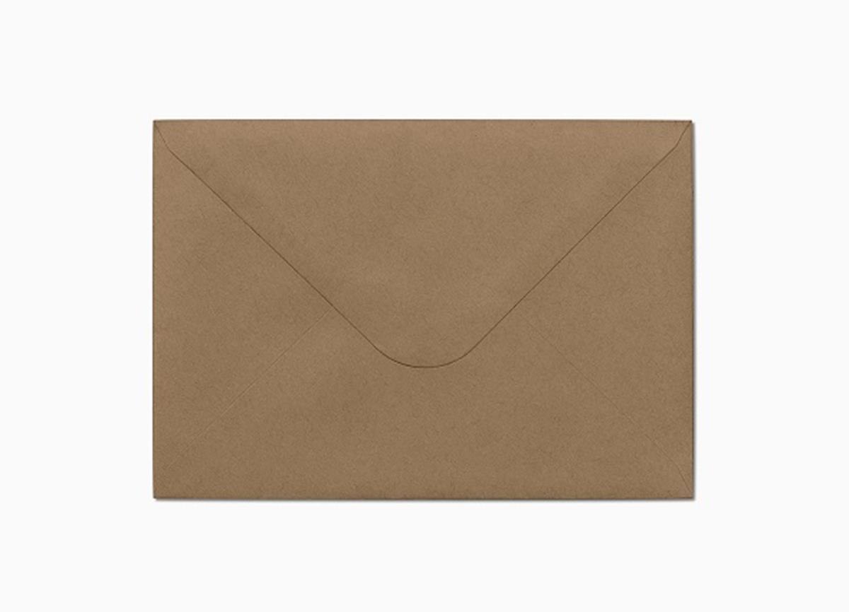 ENVELOPE 160X160 UNGLUED BROWN NATURE PAPER GALLERY 280321 ARGO